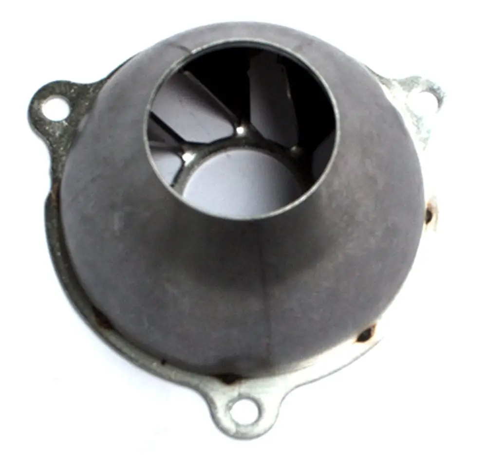 Daikin Luftdüse aus metallischem Material mit konischer Form und zentralem Durchlass, zur Verwendung in Heizsystemen.